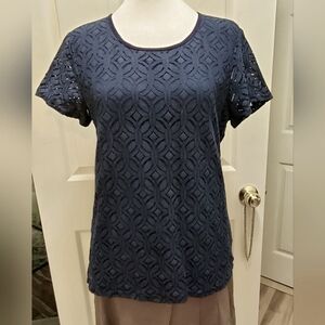 Market and Spruce top, Size M, Navy